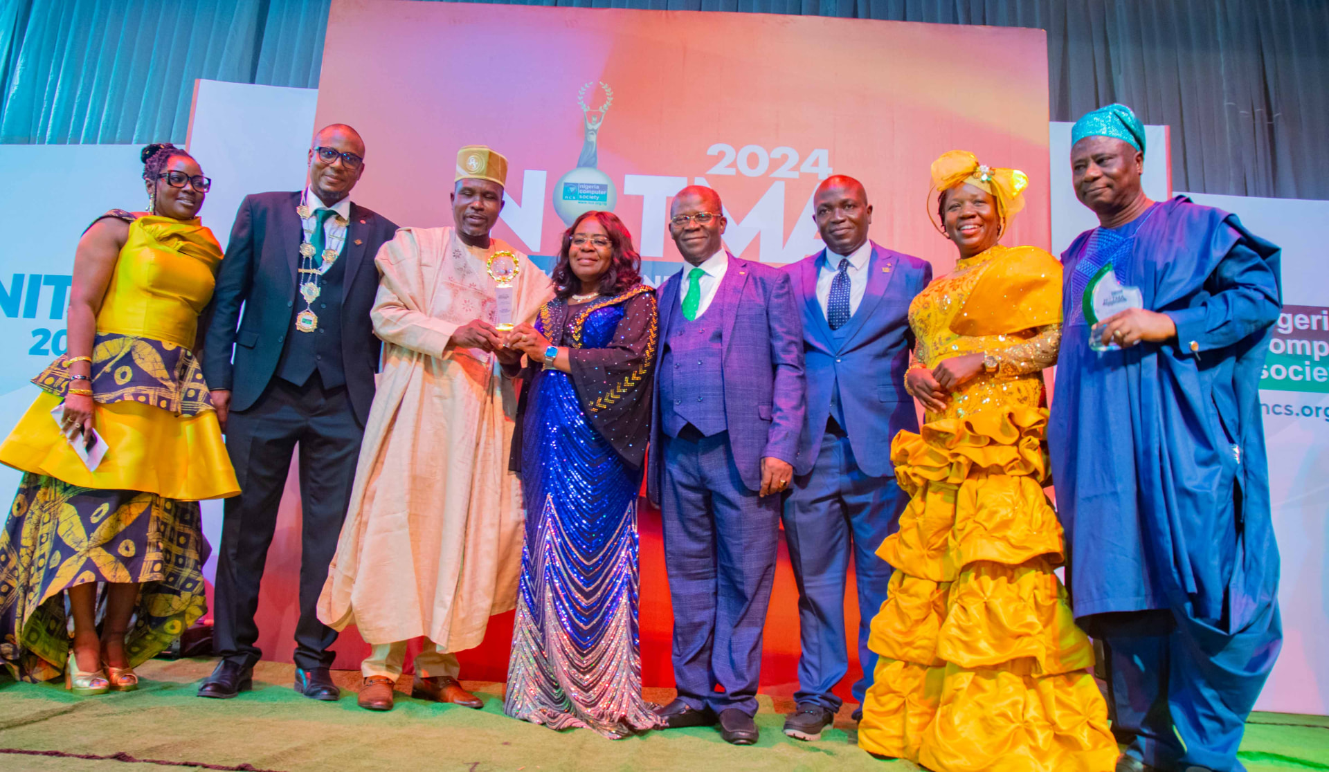 NITMA 2024 — honourees on stage